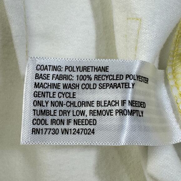 a new day Womens Faux Leather Pants Size 2 Yellow High Rise Pockets Tapered Leg - Picture 6 of 9